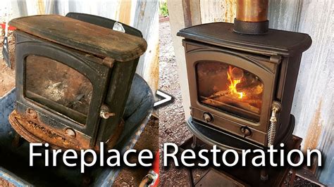 restoring rusted metal fireplace inserts